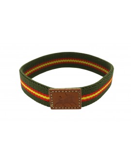 Bracelet with elastic green Spain flag - Bull