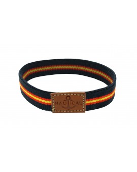 Bracelet with elastic blue Spain flag - Nautical
