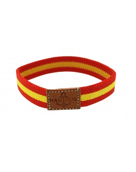 Pulsera con bandera España elástica - Naútica