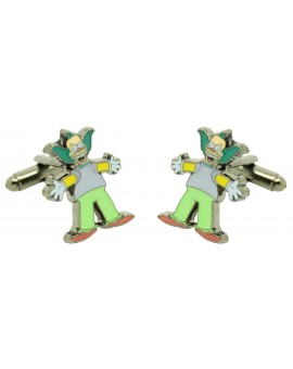 Krusty the Clown cufflinks simpson