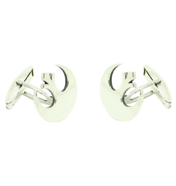 Star Wars Rebel Alliance Hemdmanschettenknöpfe aus 925er Sterlingsilber nach Maß