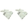 Silver Superman shirt cufflinks wholesale