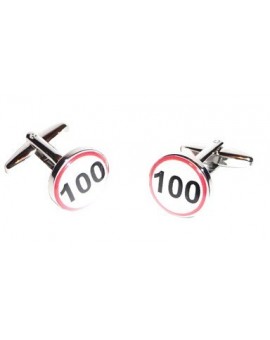 Speed Limit Signal Cufflinks 