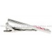 Pink Crystal Row Tie Bar 