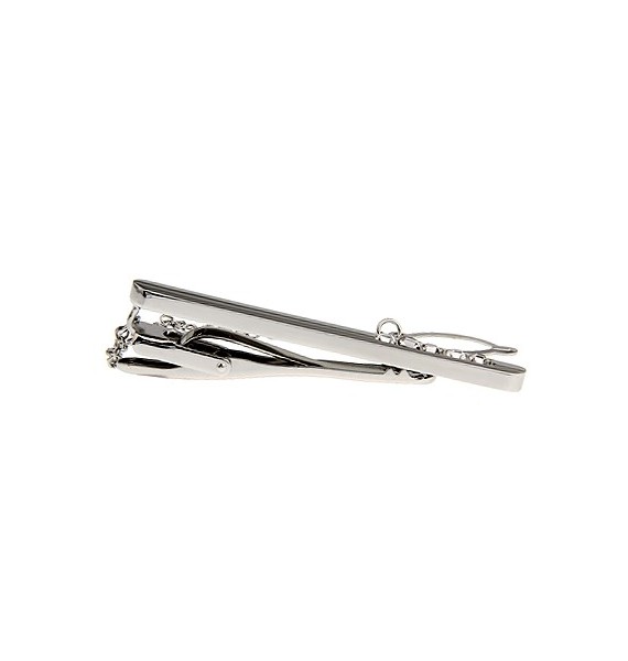 Crystal Row Tie Bar 