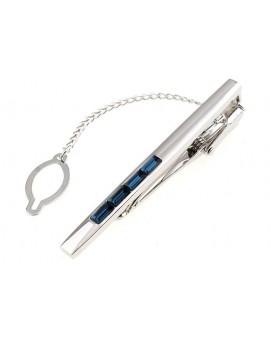 Blue Mirror Tie Bar 