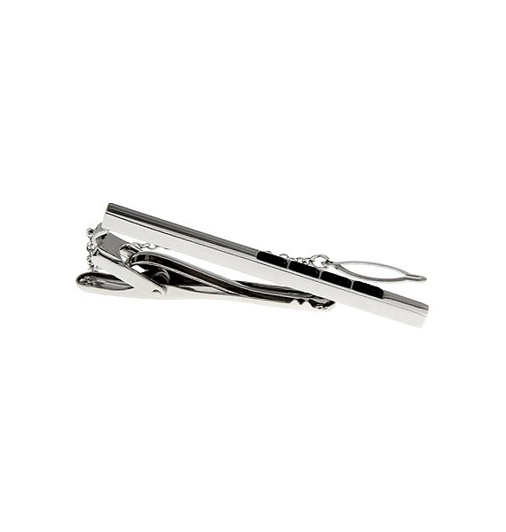 Blue Mirror Tie Bar 