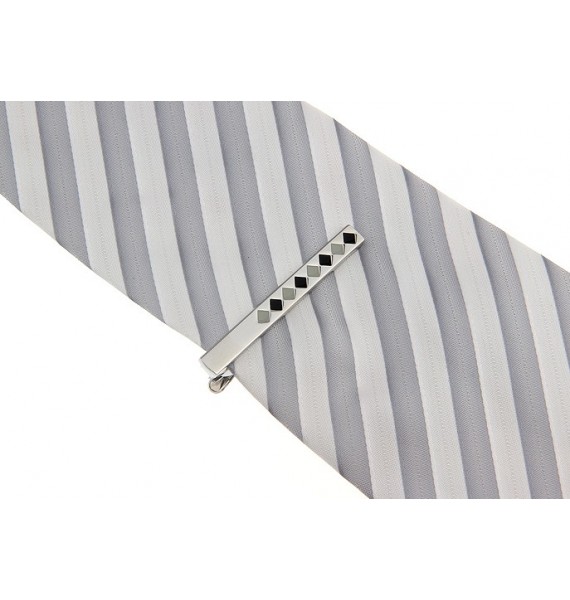 Black Squares Tie Bar
