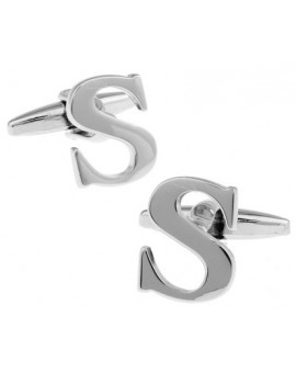 Big Letter S Cufflinks 