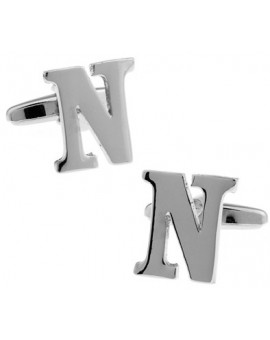 Big Letter N Cufflinks 