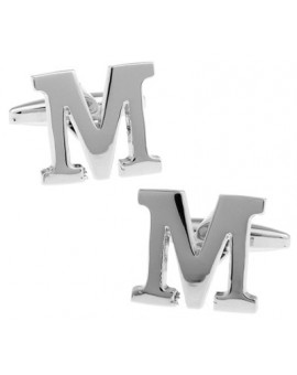 Big Letter M Cufflinks 