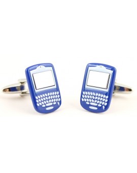 Blue Blackberry Cufflinks 