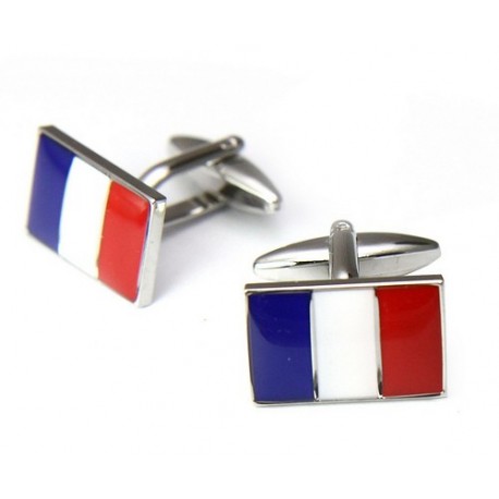French Flag Cufflinks