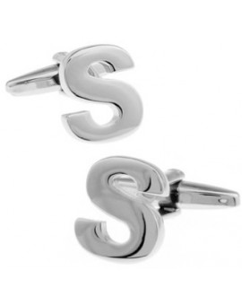 Letter S Cufflinks 