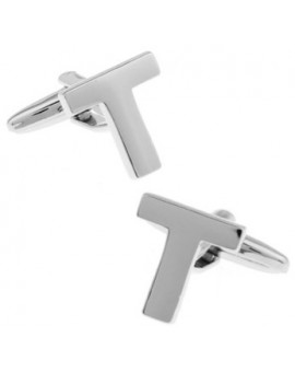 Letter T Cufflinks 