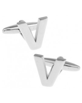 Letter V Cufflinks 