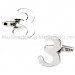 Number 3 Cufflinks 