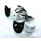 Black and White Masks Cufflinks