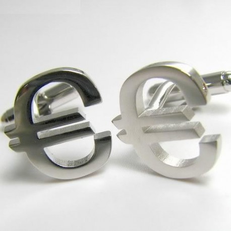 Euro Symbol Cufflinks