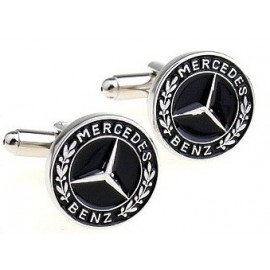 Black Mercedes Cufflinks