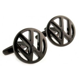 Black Matte Volkswagen Cufflinks