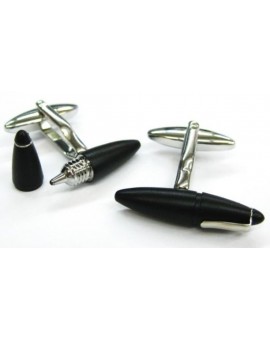 Black Pen Cufflinks 