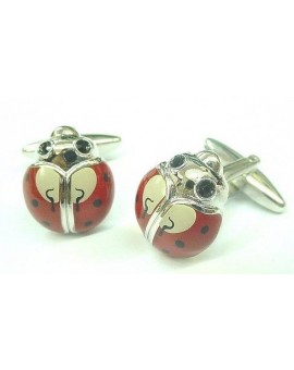 Ladybug Cufflinks 