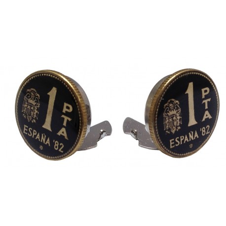Spanish Peseta Button Cover