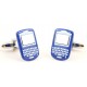 Blue Blackberry Cufflinks
