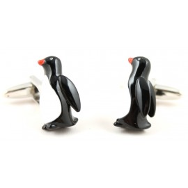 3D Penguin Cufflinks