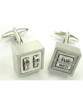 Moving Calendar Cufflinks