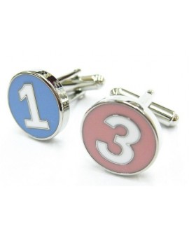 Numbers 1 and 3 Cufflinks 