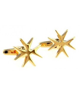 Golden Star Cufflinks 