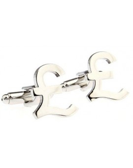 Pound Symbol Cufflinks 