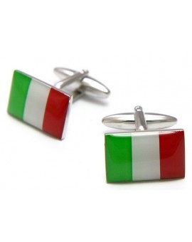 Italian Flag Cufflinks 