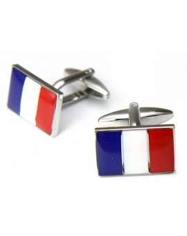 French Flag Cufflinks 