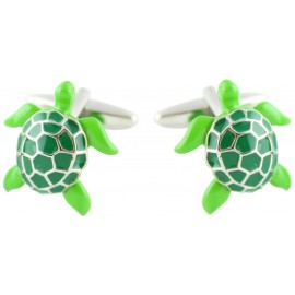 Green Turtle Cufflinks