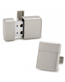 Gemelos USB 8GB Gris Mate
