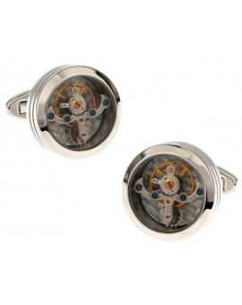 Gemelos Stainless Steel Watch Movement