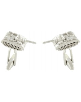Silver Tank Cufflinks 