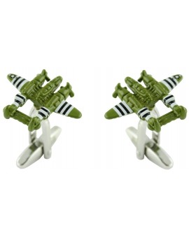 Military Seaplane Cufflinks 
