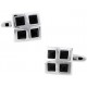 Black Checker Cufflinks