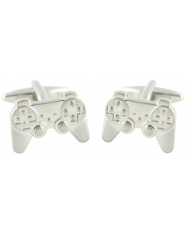 Silver Plated PlayStation Controller Cufflinks 