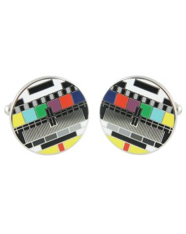 Test Card Cufflinks