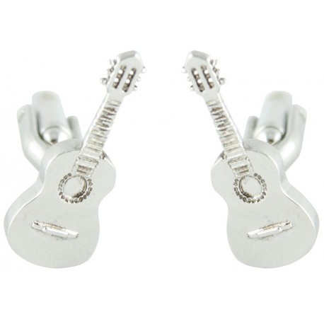 3D Spanish Guitar Cufflinks