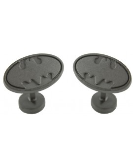 3D Black Matte Batman Cufflinks 