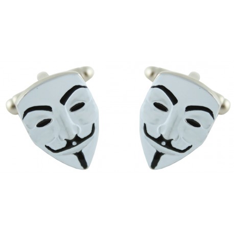 Anonymous Mask Cufflinks