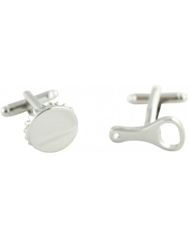 Bottle Cap and Opener Cufflinks 