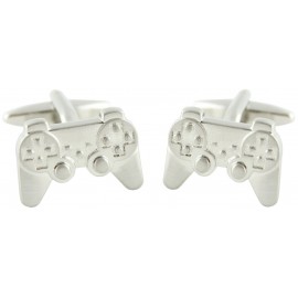 Silver PlayStation Controller Cufflinks