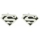 Black Superman Shield Cufflinks